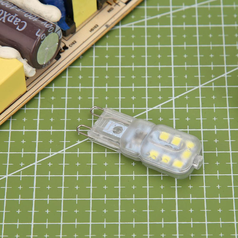 G9 LED Lamp AC 220V 3W SMD2835 LED Bulb for Chandelier Light (White) Newly