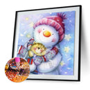 5D DIY Full Drill Diamond Painting Christmas Snowman Cross Stitch Embroider