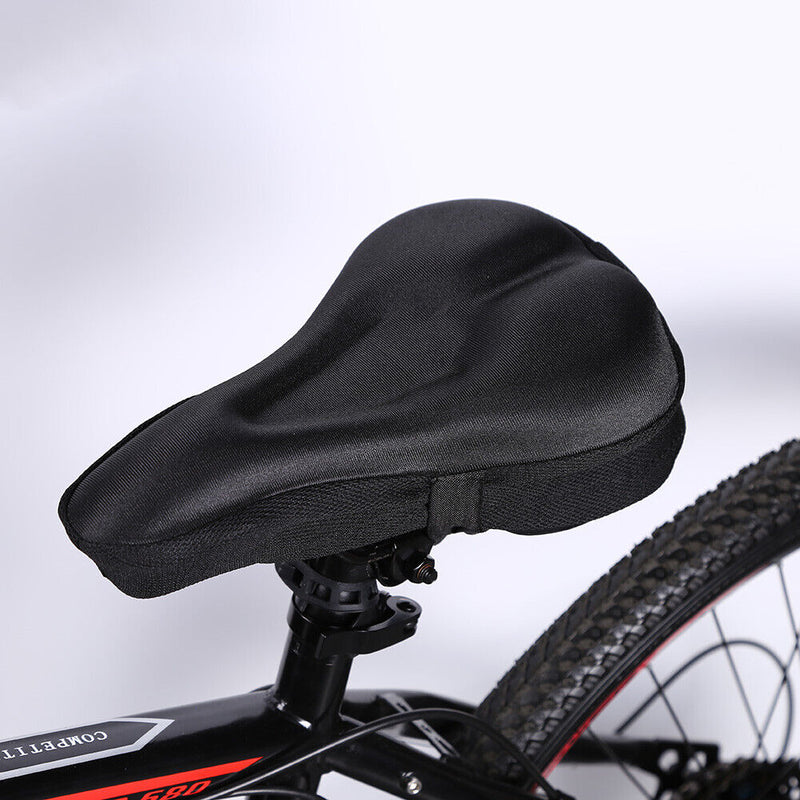 Bicycle Seat Saddle Wide Mountain Bike Seat Cushion Cycling Pad Cover Accessory