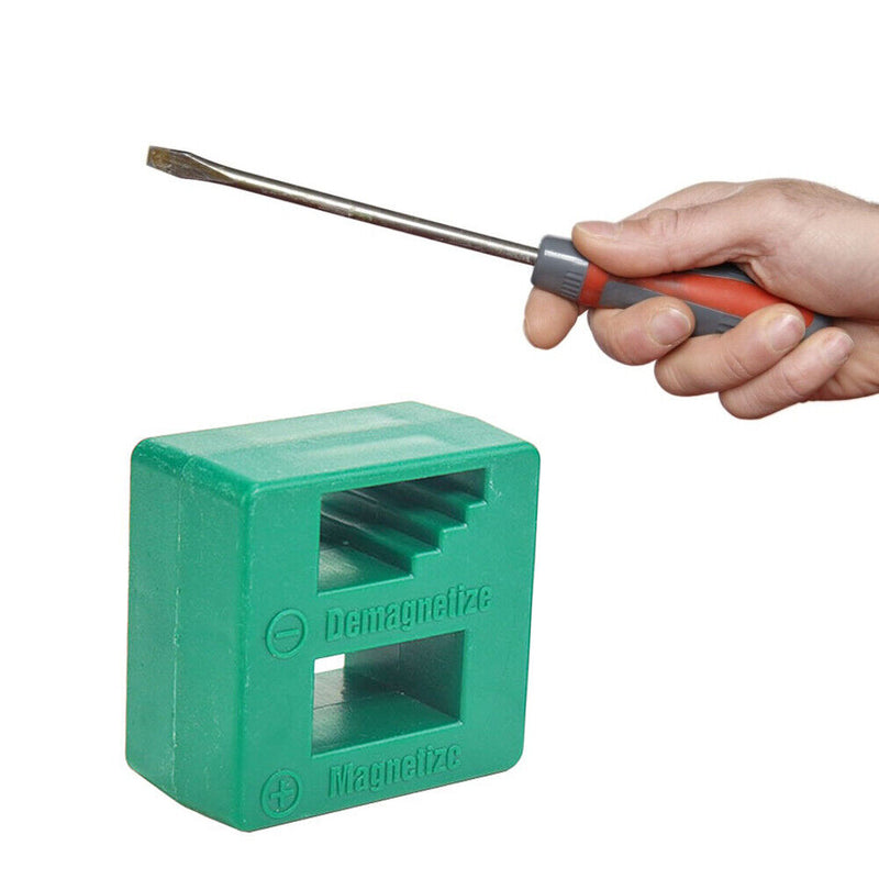 2 In 1 Fast Magnetizer Demagnetizer Tool for Screwdriver Tweezers (Green)