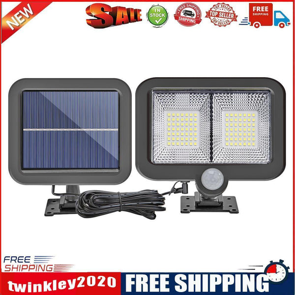 98LED Solar Motion Sensor Garden Wall Light Waterproof Street Lamp (1 Mode)