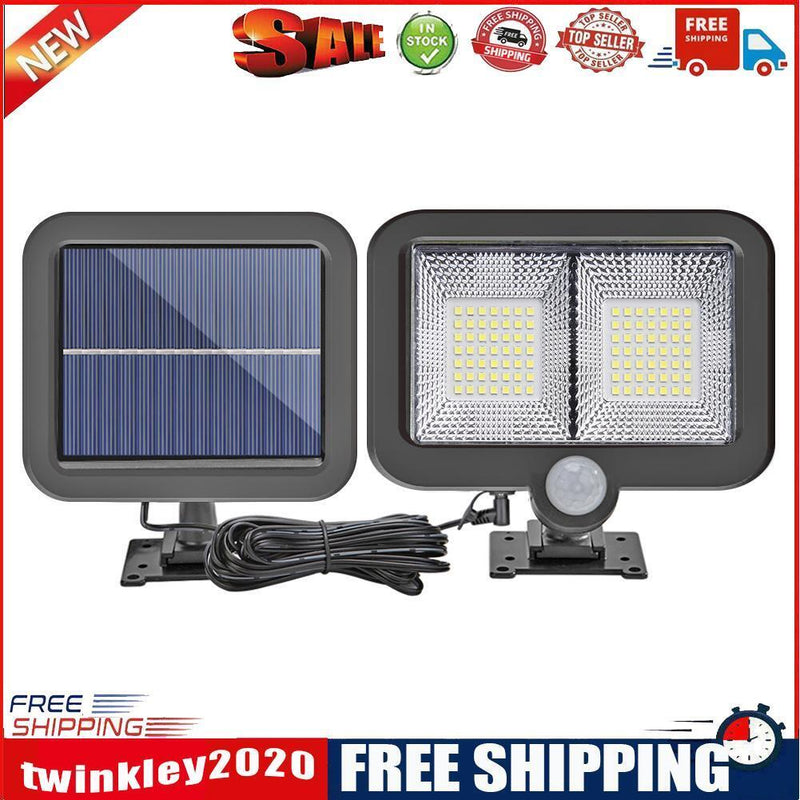 98LED Solar Motion Sensor Garden Wall Light Waterproof Street Lamp (1 Mode)