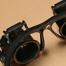 Head Watch Jewelry Magnifier 10/15/20/25x LED Lamp Watchmaker Optical Eyeglasses