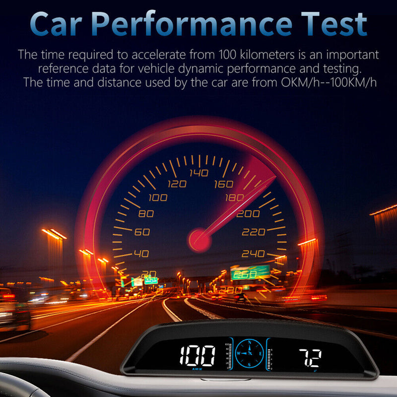 Car Hud Display Onboard Computer Fuel Consumption Alarms Electronic Accessories