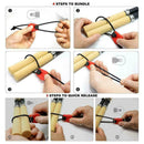 4PCS/SET Quick Rod Tie Strap Fishing Rod Bungee Leash UK U1B3 Pole T5G8