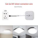 24LED Module Ceiling Light 12W Magnet Source Replace Lamp (White Light)