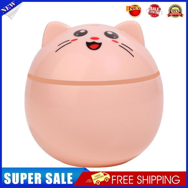 Lovely Cat Air Humidifier Ultrasonic Mist Maker Home LED Night Lamp (Pink)