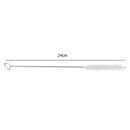 Stainless Steel Straw Cleaning Brush Bar Home Drinking Pipe Straws Washer Newly