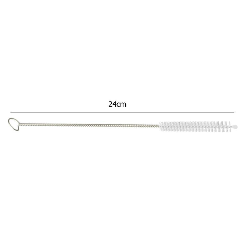 Stainless Steel Straw Cleaning Brush Bar Home Drinking Pipe Straws Washer Newly