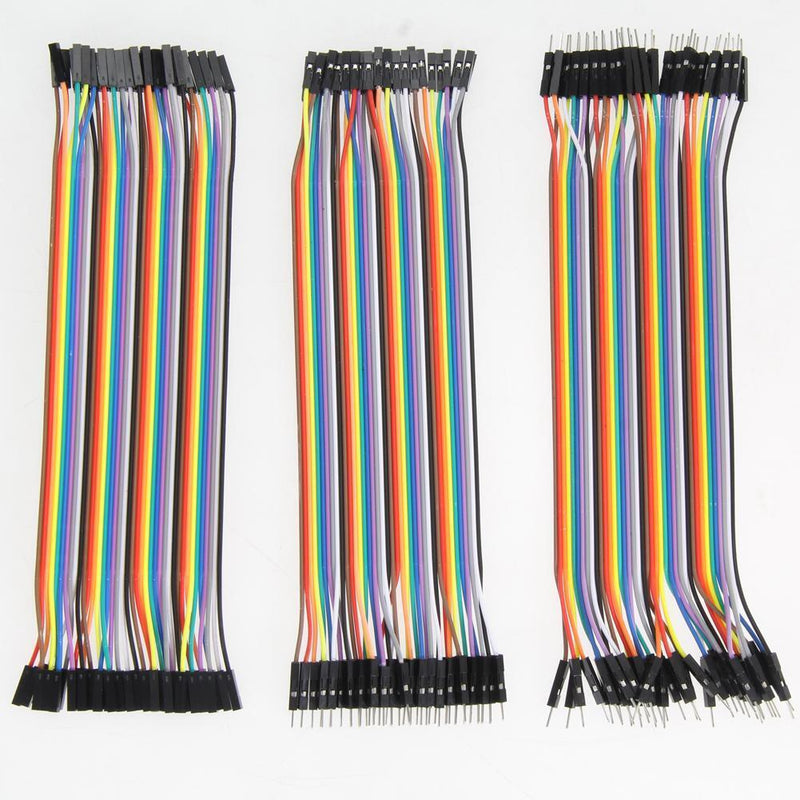 120pcs 20cm 2.54mm 1pin Jumper Wire DuPont Cable for Arduino