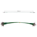 20pcs Anti-bite Fishing Line Steel Wire Leader Fishing Tackle (25cm Green) Newly