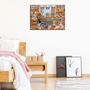 Diamond Drill Painting Kit 5D DIY Round Full Rhinestone Warm Desserts Shop Craft