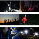 5W COB LED Headlamp Headlight 3 Modes Waterproof Outdoor Cycling Torch  Newly