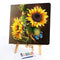 Sunflower 20X20cm Frameless Oil Paint By Numbers DIY Painting Crafts (S562)