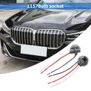 2pcs Car Car 1157 Light Bulb Socket Lamp Holder LED Wiring Connector Adapter