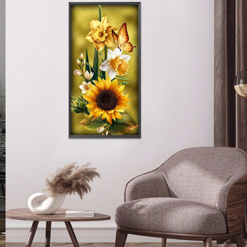 Diamond Painting 5D Sunflower DIY Full Square Drill Mosaic Picture Crafts A