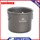 Outdoor Camping Hiking Mug Water Cup with Foldable Handles Picnic Tableware