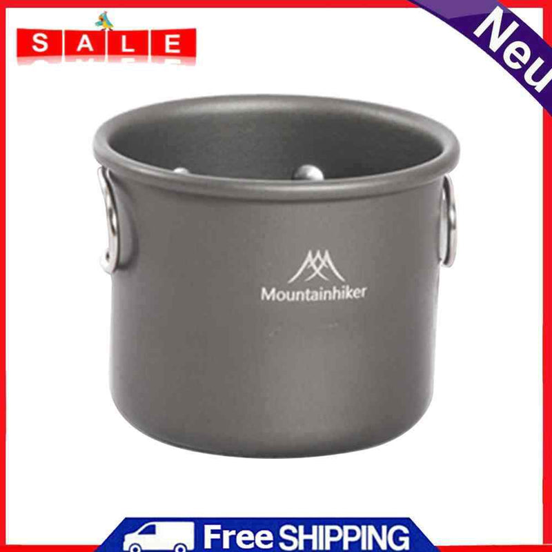 Outdoor Camping Hiking Mug Water Cup with Foldable Handles Picnic Tableware