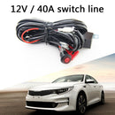 Wiring Harness Kit On/Off Switch 40A Relay Blade Fuse for Off Road LED Work Lamp