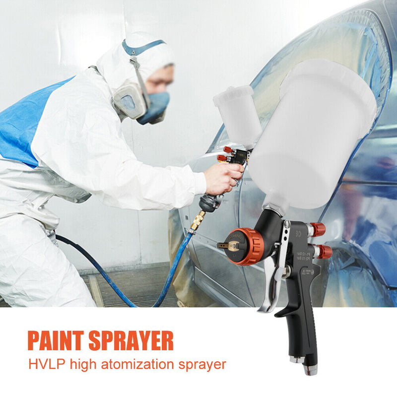 Aluminum Alloy Airbrush HVLP Spray Gun Car Feed Paint High Atomizing Machine