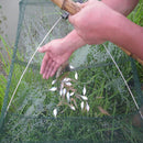 JUNERAIN Portable Folding Place Fishing Net Fish Crab Shrimp Cage Trap (60x