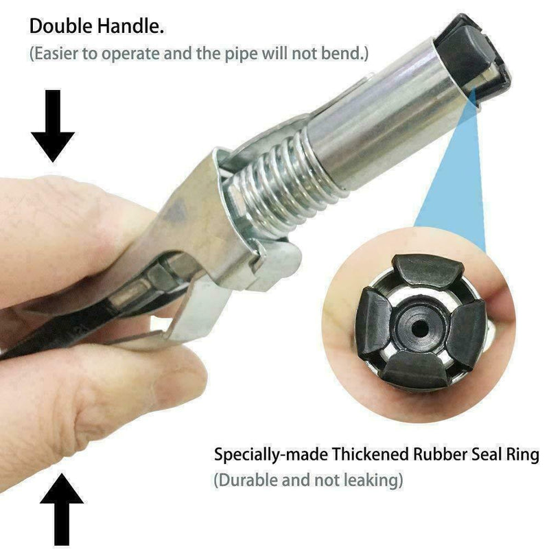 Grease Gun Coupler Quick Release Lock On Coupling End NPT Farm Workshop V2 hot.