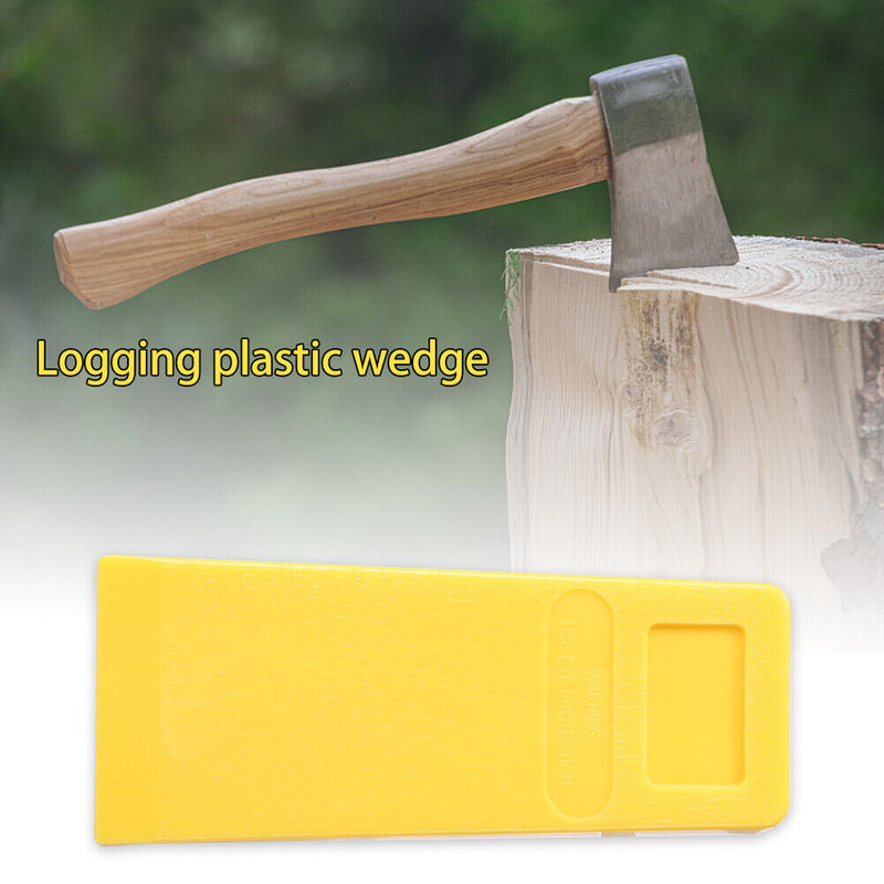 Tree Felling Wedge Felled Chock Cutting Spiked Wedge for Logging (8 inch) Newly