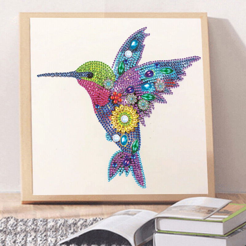 5D Partial Special Shaped Diamond Painting Hummingbird Poster Kit (UP259) Newly