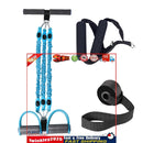 Pedal Resistance Band Set Break-Proof Strength Adjustable Pedal (Blue) Newly