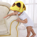 Soft Baby Anti Fall Head Protection Cap Adjustable Safety Helmet (Yellow) Newly