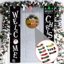 Dog Welcome Home - Dachshund Front Door Welcome Wood Christmas Home Decoration~