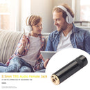3.5mm Female Stereo Headset w/Tail 3Pole 3.5mm Audio Adapter Connector Converter