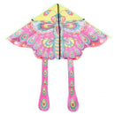 90x50cm Bright Cloth Colorful Butterfly Kite Outdoor Foldable Kites (B) Newly