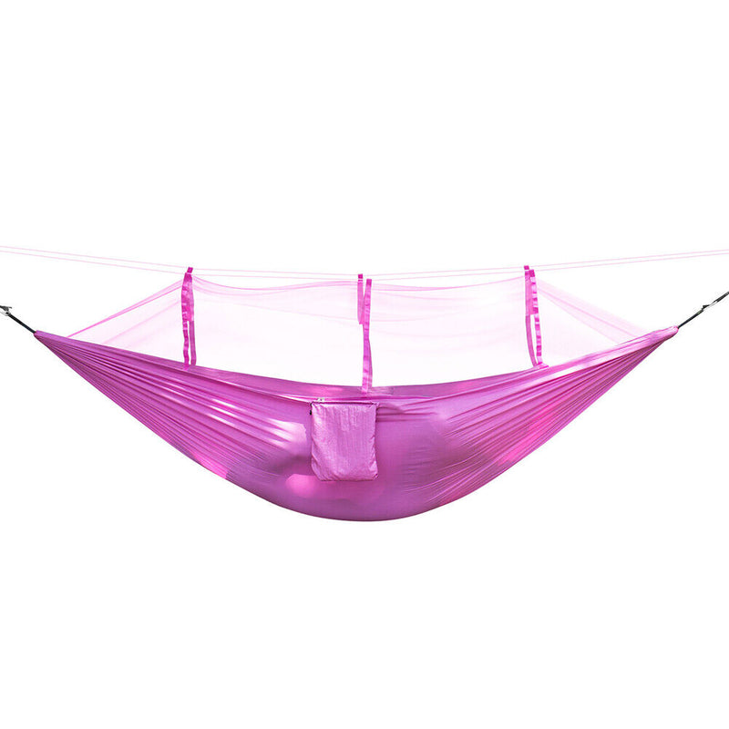 Outdoor Camping Mosquito Net Nylon Hammock Hanging Bed Sleeping Swing 173368
