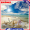 DIY Paint By Number Kit Seaside Beach Scenery Acrylic Paint Art Craft Decor Gift