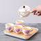 Portable Chinese Gongfu Kung Fu Tea Set Rotating Ceramic Teapot Teaware (M)