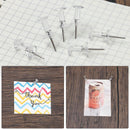 Plastic Reusable Stationery Supplies Drawing Pins Clear Push Pins Push Pins