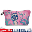 Cactus Alpaca Printed Hand Hold Travel Storage Cosmetic Bag Toiletry Bag
