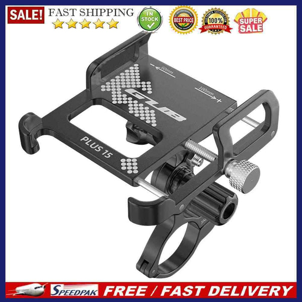 GUB PLUS 15 Bicycle Phone Holder Stands Aluminum Alloy Motorcycle Phone Bracket
