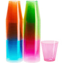 10pcs Disposable 30ml Glasses Cups Plastic Cup Neon Pa Bar Colourful CLLL Y4L8