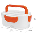 Electric Heating Lunch Box Food Heater Rice Container (ABS 110V Orange US)
