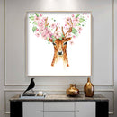 DIY Mosaic Full Round Drill Painting Kit Flower Deer Diamond Drawing Gift