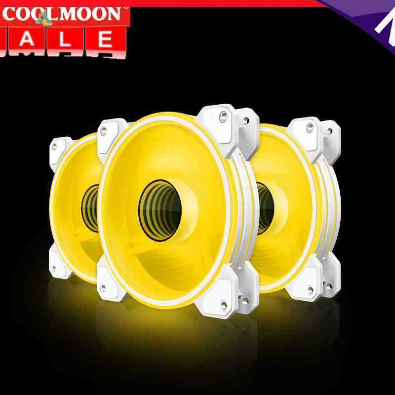 Cooler Silent 4Pin PWM 5V 3Pin ARGB Aura Sync Computer Housing Fan