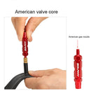 BOLANY Double Head Bike Presta American Valve Core Remover Wrench (Red) Newly