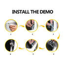 4pcs Rubber TR414 Snap-in Car Wheel Tubeless Tyre Valve Stems Dust Caps Newly