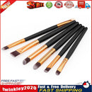 6pcs Pro Makeup Cosmetic Brushes Eyeshadow Eye Shadow Foundation Blending Newly