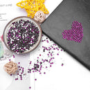 30g 4mm Crystal Rhinestone Acrylic Flat Back DIY Nail Sequins (Old Rose)