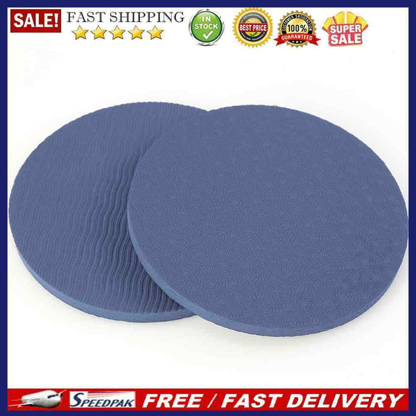 1 Pair Plank Workout Round Knee Pad Fitness Push-ups Protective Anti-slip Mat