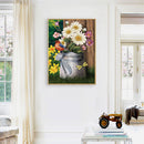Bird and Flower Oil Paint By Numbers DIY Handpainted Picture Craft Home Decor