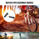 50pcs Bike Brake Inner Cable Tips Crimps Shifter Inner Wire End Cap (Black)